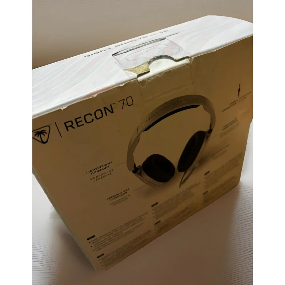 Turtle Beach Recon 70 Wired, 3.5mm Jack Gaming Headset with Built in Microphone